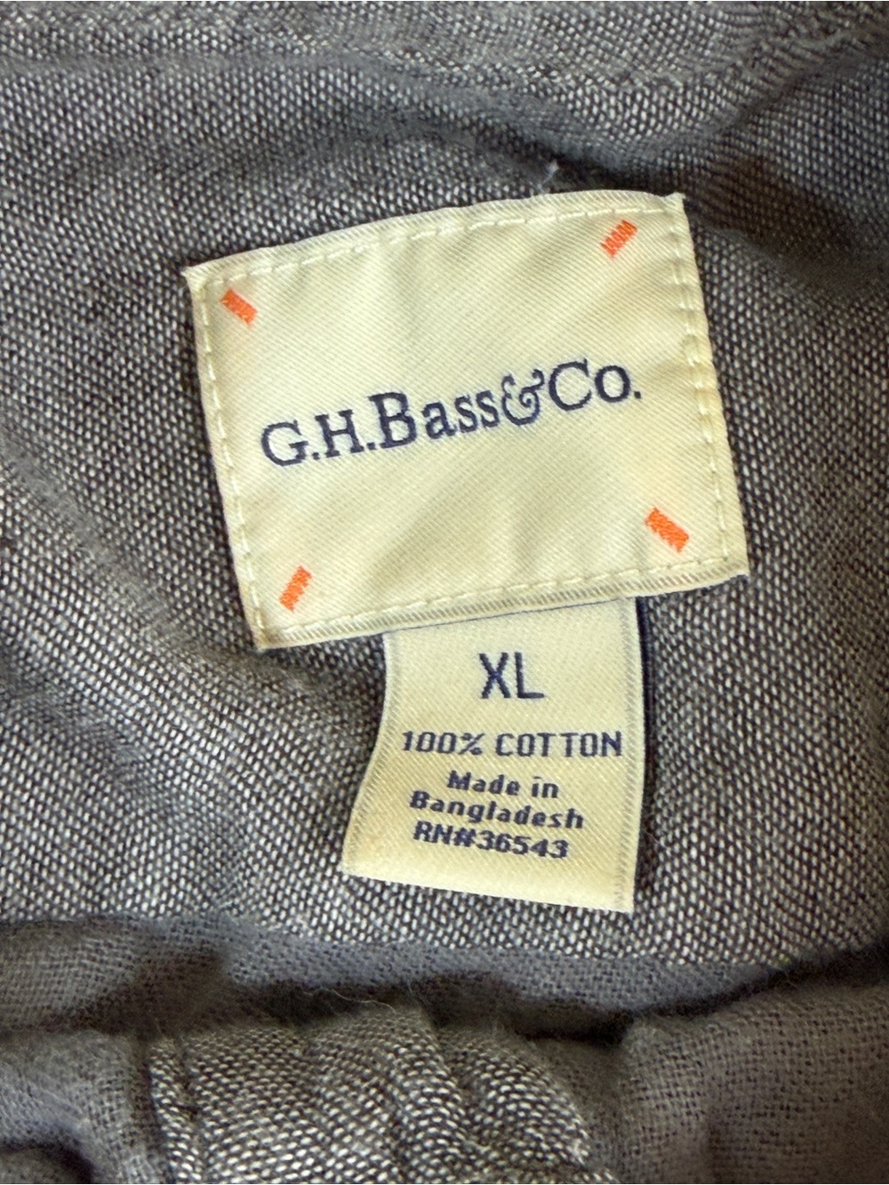 G.H. Bass & Co. Gray Button-Down Super Soft Casual Shirt - Picture 4 of 7